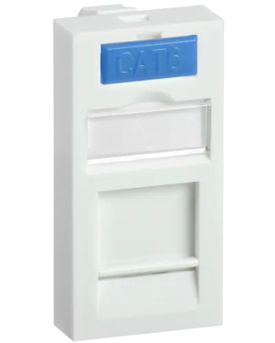 CS6-11M: Вставка 45х22,5мм для 1 модуля Keystone Jack с маркером в Майкопе