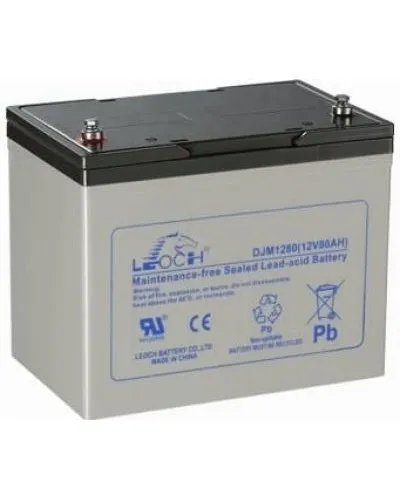 LEOCH DJM 1280. Аккумулятор герметичный свинцово-кислотный. LEOCH в Майкопе