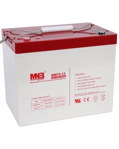 MNB MM 75-12. Аккумулятор герметичный свинцово-кислотный. MNB в Майкопе
