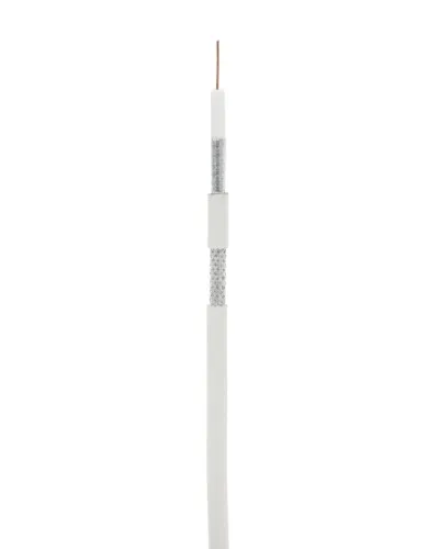 RG-6 CCS, In, PVC (EC-C2-32123A-WT-3). Кабель коаксиальный омедненный. NETLAN в Майкопе