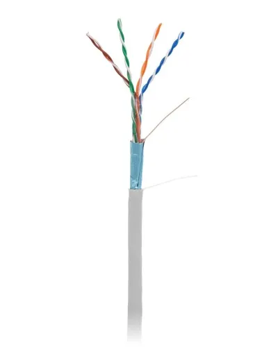 F/UTP 4pair, Cat5e, In,PVC (EC-UF004-5E-PVC-GY-1). Кабель «витая пара» (LAN) для структурированных систем связи. NETLAN в Майкопе