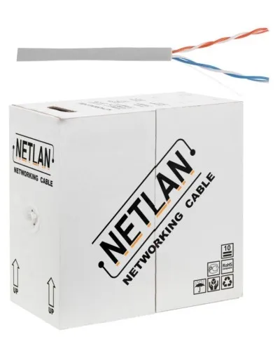 U/UTP 2pair, Cat5, In, PVC, CCA (CCA-UU002-5-PVC-GY) . Кабель «витая пара» (LAN) для структурированных систем связи. NETLAN в Майкопе