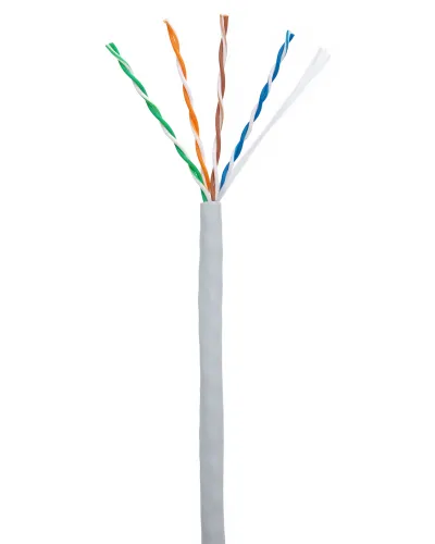 U/UTP 4pair, Cat5e, In, PVC (EC-UU004-5E-PVC-GY-1). Кабель «витая пара» (LAN) для структурированных систем связи. NETLAN в Майкопе