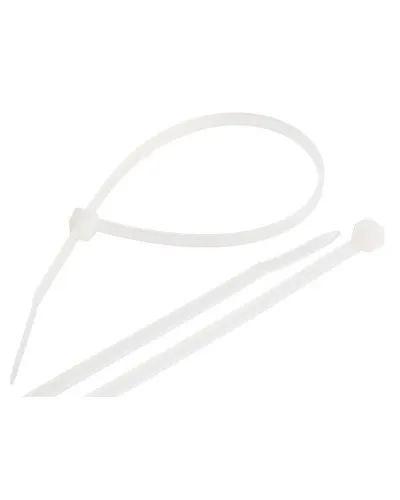 NMC-CTN150-35-SL-WT-100 (100шт). Стяжка нейлоновая неоткрывающаяся. NIKOMAX в Майкопе