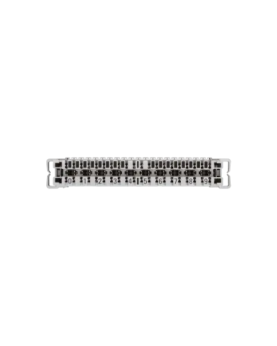 NMC-PL10-CC-10 (10 шт). Плинт неразмыкаемый, (0...9), крепление под кронштейн. NIKOMAX в Майкопе
