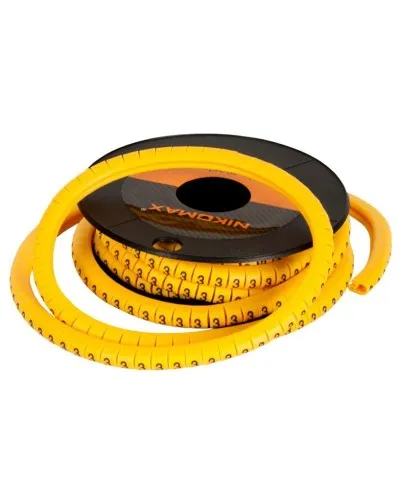 NMC-CMR-9-YL-500 (500шт). Маркер кабельный. NIKOMAX в Майкопе