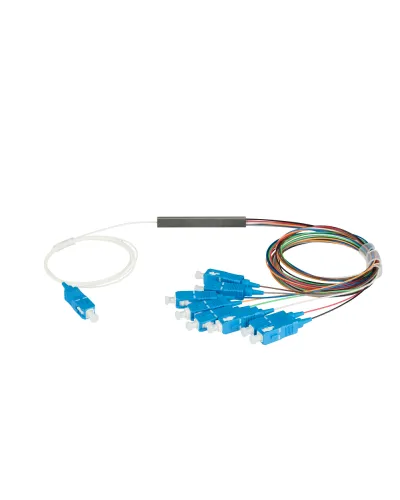 NMF-SPP1X8A1-SCU-M. Сплиттер планарный 1x8, 9/125мкм, SC/UPC, 0.9 мм. NIKOMAX в Майкопе