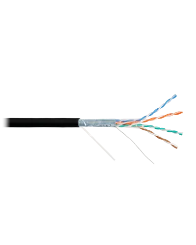 F/UTP 4pair, Cat5e, Solid, Out, PVC (NMC 9200B-BK). Кабель «витая пара» (LAN) для структурированных систем связи. NIKOMAX в Майкопе