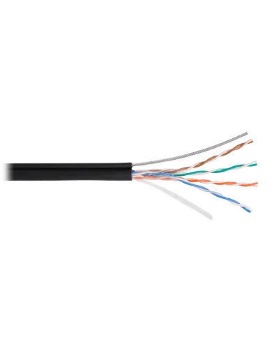 U/UTP 4pair, Cat5e, Solid, Out, SW, PVC (NMC 4805B-BK). Кабель «витая пара» (LAN) для структурированных систем связи. NIKOMAX в Майкопе
