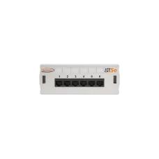 NMC-WP06UD2-GY. Патч-панель настенная 6 портов, Кат.5е. NIKOMAX