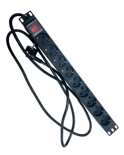 NTSS-PDU-DA2036 гор.размещ. 9xSchuko базовые 16A Schuko 2м. Блок розеток 19. NTSS в Майкопе