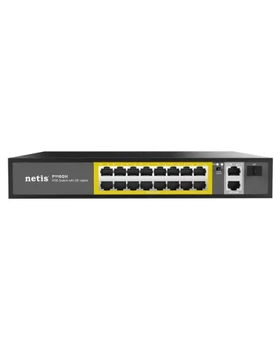Netis P116GH. Коммутатор сетевой PoE неуправляемый. Netis в Майкопе