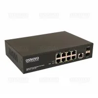 SW-80802/L(150W). Коммутатор Gigabit Ethernet на 8 портов. OSNOVO