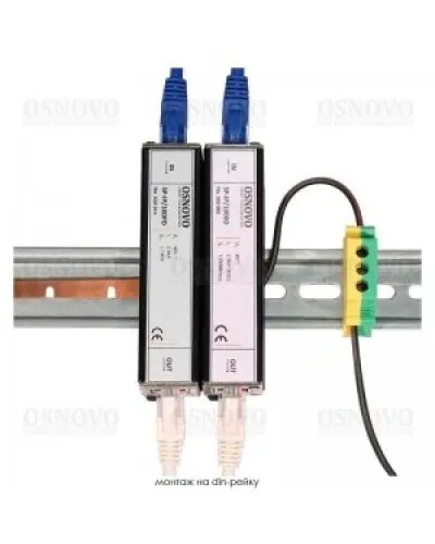 SP-IP/100D. Устройство грозозащиты цепей Ethernet. OSNOVO в Майкопе