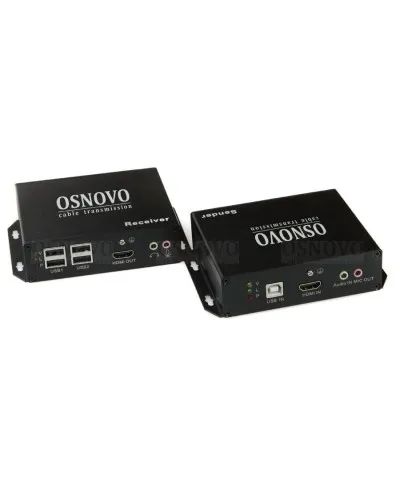 TLN-HiKMA/1+RLN-HiKMA/1. Удлинитель HDMI, USB, RS232, ИК-сигнала. OSNOVO в Майкопе