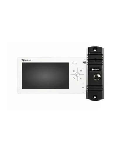 VM-7.0 (w)+ DS-700L (черный). Комплект видеодомофона. Optimus в Майкопе