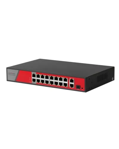 PND-16P-2G1F-BT2 (300W). Коммутатор гибридный 16+2+1 с PoE. Polyvision в Майкопе