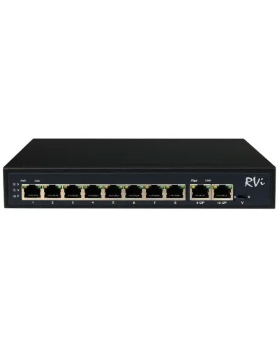 RVi-1NS08F-2T (1G). Коммутатор с питанием по PoE. RVi в Майкопе