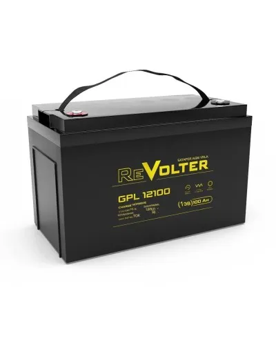 Revolter GPL 12100. Аккумулятор автомобильный герметичный свинцово-кислотный. Revolter в Майкопе