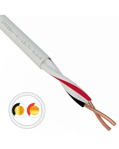 КПСВВнг(А)-LSLTx 1х2х1,0 REXANT (01-4872). Кабель для систем передачи данных пониженной пожароопасности c низким дымо- и газовыделением, с низкой токсичностью продуктов горения. Rexant в Майкопе