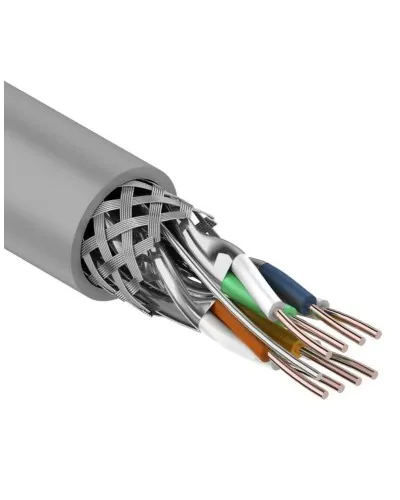 S/FTP, CAT 7, PVC, 4PR, 23AWG, INDOOR, SOLID, серый, 305 м, REXANT (01-0542). Кабель «витая пара» (LAN) для структурированных систем связи. Rexant в Майкопе