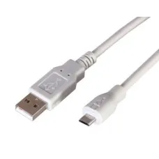 Кабель USB-A – micro USB, 1А, 1,8м, ПВХ, белый REXANT (18-1164): Кабель для программирования