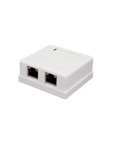 Розетка настенная RJ-45, 8P8C, Cat.6, 2 порта FTP (10-0353): Компьютерная розетка в Майкопе