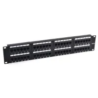 Патч-панель 19", 48хRJ-45, UTP, Cat.5e, 2U (10-0405): Патч-панель 19''