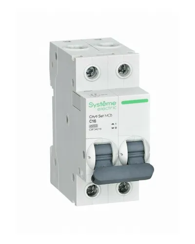 City9 Set 2P 16А 4.5kA С (C9F34216). Автоматический выключатель. Systeme Electric в Майкопе
