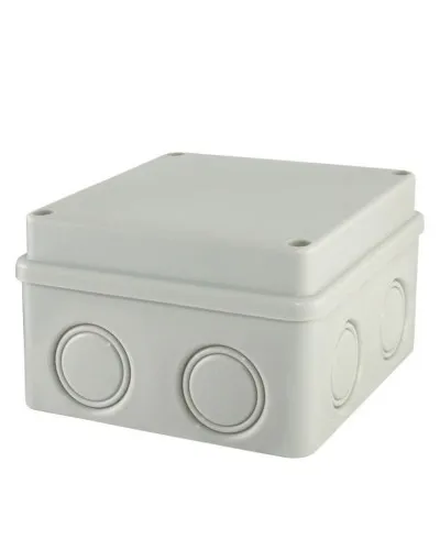 Коробка ОП 110х110х70мм, крышка на винтах, IP55, 8вх., без гермовводов (SQ1401-0814). Распаячная коробка. TDM ЕLECTRIC в Майкопе