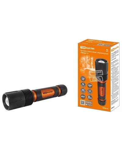 Фонарь «Титан 1» 20Вт,  IPX7, ЗУ (SQ0350-0060). Фонарь. TDM ЕLECTRIC в Майкопе