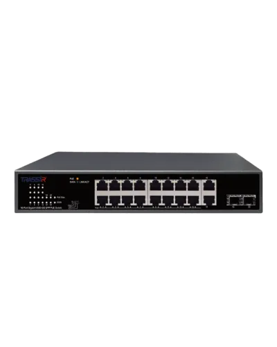 TR-NS14202S-185-16POE. Коммутатор с PoE. Trassir в Майкопе