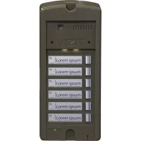 БВД-306FCP-6. Блок вызова домофона. VIZIT