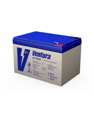 Ventura HR 1251W. Аккумулятор герметичный свинцово-кислотный. Ventura в Майкопе