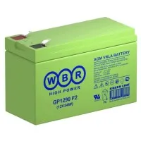 WBR GP1290 F2. Аккумулятор герметичный свинцово-кислотный. WBR