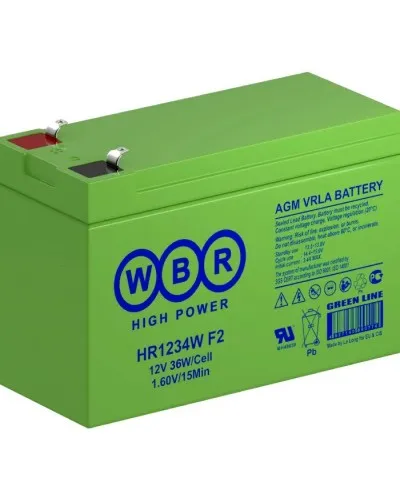 WBR HR1234W F2. Аккумулятор герметичный свинцово-кислотный. WBR в Майкопе