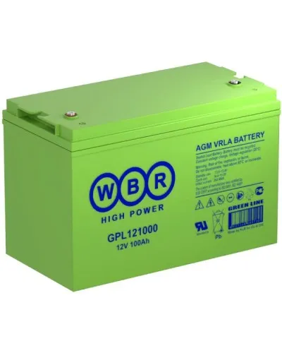 WBR GPL121000. Аккумулятор герметичный свинцово-кислотный. WBR в Майкопе