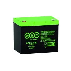 WBR GPC12-55K. Аккумулятор герметичный свинцово-кислотный. WBR