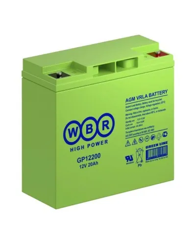 WBR GP12200. Аккумулятор герметичный свинцово-кислотный. WBR в Майкопе