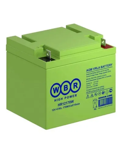 WBR HR12170W. Аккумулятор герметичный свинцово-кислотный. WBR в Майкопе