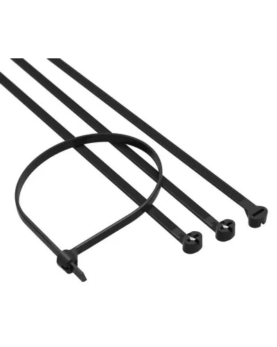 Хомут 4,8x300 P6.6, черный (100шт) (21317SR): Хомут с двойным замком в Майкопе