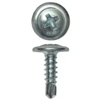 Саморез с пресс-шайбой 4.2х32 со сверлом (200 шт) (CM274032). Саморез с пресс-шайбой. ДКС