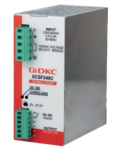 Источник питания однофазный, 240Вт, 5А, 48В (XCSF240DP). Источник питания OPTIMAL POWER однофазный, с ORing диодом. ДКС в Майкопе