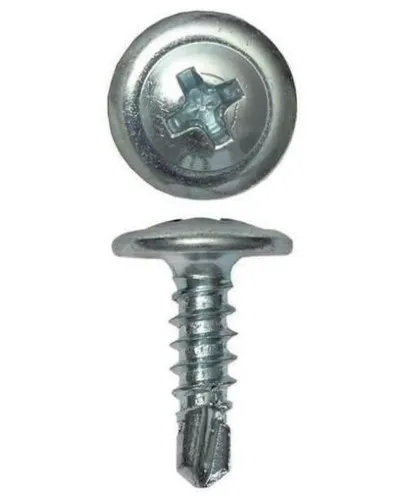 Саморез с пресс-шайбой 4.2х41 со сверлом (200 шт) (CM274041). Саморез с пресс-шайбой. ДКС в Майкопе