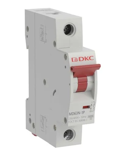 YON max MD63N 1P 20А 6кА C (MD63N-1PC20). Автоматический выключатель. ДКС в Майкопе