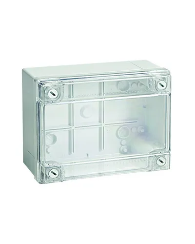 Коробка ответвительная с гладкими стенками, IP56, 380х300х120 (54420). Коробка ответвительная с гладкими стенками и прозрачной крышкой. ДКС в Майкопе
