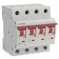 YON max MD63N 4P 40А 6кА C (MD63N-4PC40). Автоматический выключатель. ДКС