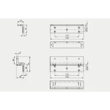 L+Z кронштейн для EMC 1200 ALH. L+Z кронштейн для EMC 1200 ALH. dormakaba