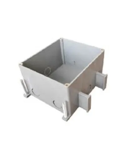 Коробка для люков в пол на 2 поста BOX/2+2ST66 (70125): Коробка для люков в пол на 2 поста 45х45мм + 2 модуля 45х22,5 (70025), пластик в Майкопе