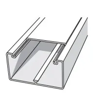Короб 60х40 INSTA с крышкой (крышка=60мм) (76005): Короб с крышкой